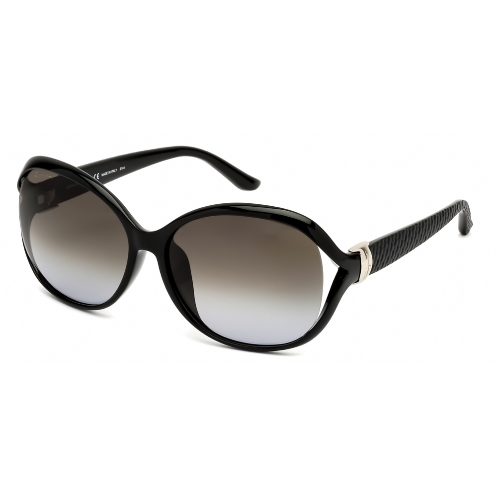 NWT Salvatore Ferragamo SF770SA Black Oval 61mm Sunglasses